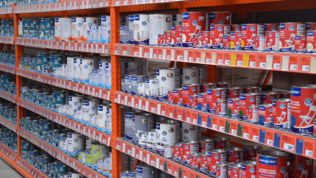 Insgesamt wuchs der Markt für Farben und Lacke um 1,3 Prozent.&nbsp;