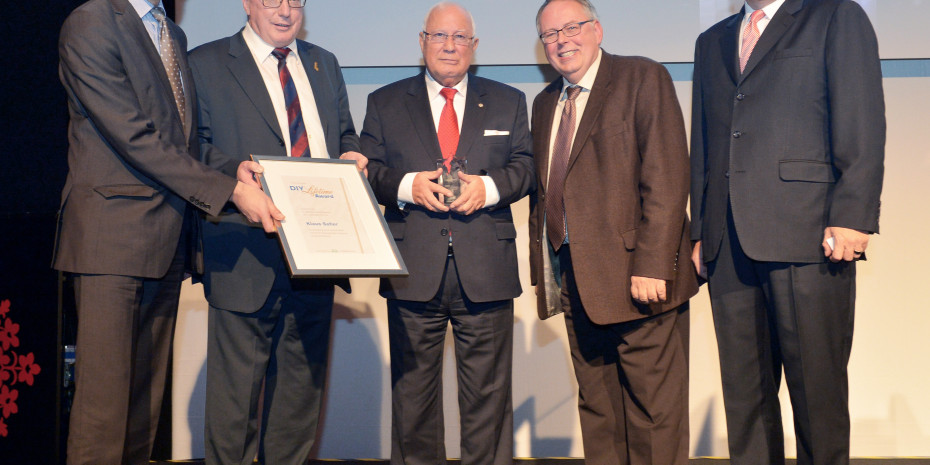 Preisträger mit den Ehrenden