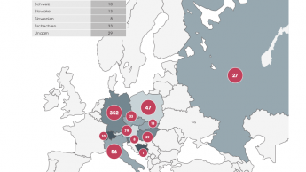 Obi-Standorte in Europa