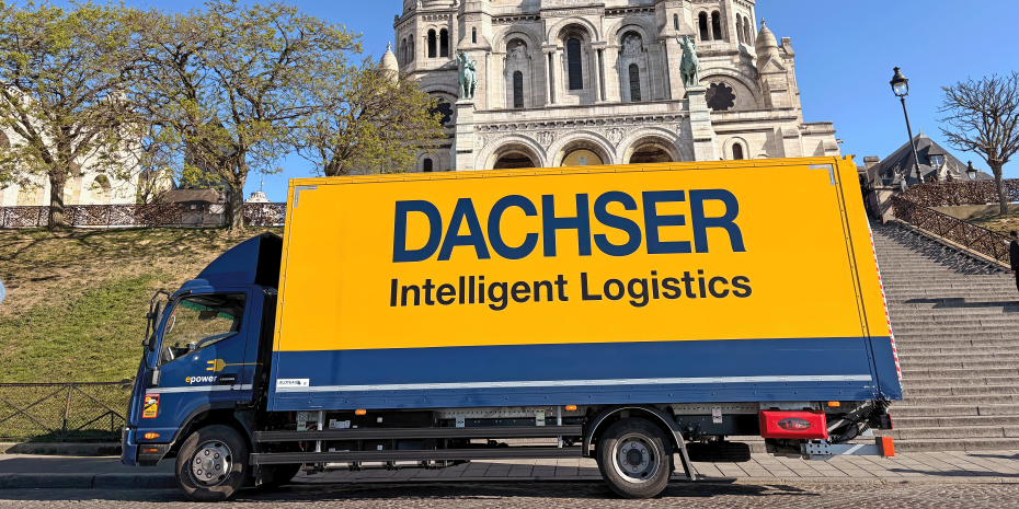 Dachser ist in Frankreich auch mit Elektro-Lkw unterwegs.&nbsp;