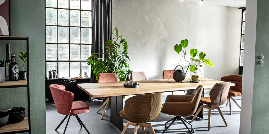 Wandstrukturen durch Farben wie Betonoptik bringen Charakter ins Zuhause.&nbsp;