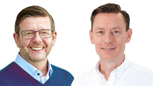 Stefan Martin (l.) und Charles-Auguste Leroy betreuen innerhalb der Gys GmbH künftig neue Aufgabenbereiche.