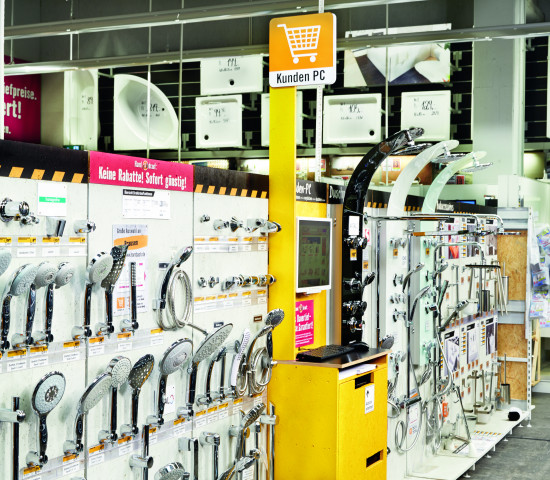 Produktpräsentation im Compactmarkt