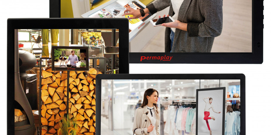 Die Bildschirme lassen sich miteinander vernetzen. Die Bildschirme lassen sich miteinander vernetzen.