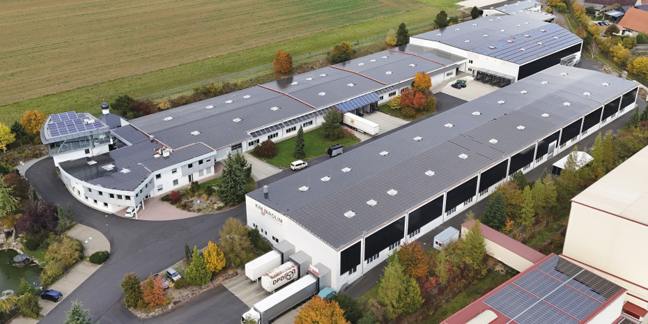 Am Firmensitz in der Nähe von Würzburg befinden sich ein Teil der Produktion und ein Warenlager.&nbsp;