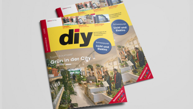Die Titelgeschichte von diy 6/2018 dreht sich um den neuen Pop-up-Store von Toom in Köln. Die Titelgeschichte von diy 6/2018 dreht sich um den neuen Pop-up-Store von Toom in Köln.