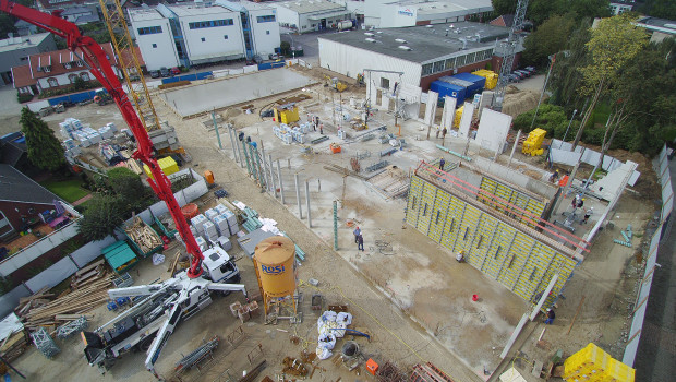 Das Kompetenzzentrum Bauten- und Bodenschutz befindet sich bereits im Rohbau. Das Kompetenzzentrum Bauten- und Bodenschutz befindet sich bereits im Rohbau.