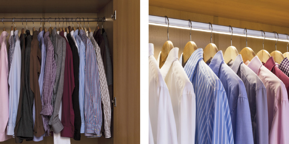 Das flache Unterbauleuchten-Set Slide-LED hat eine hohe Lichtausbeute.