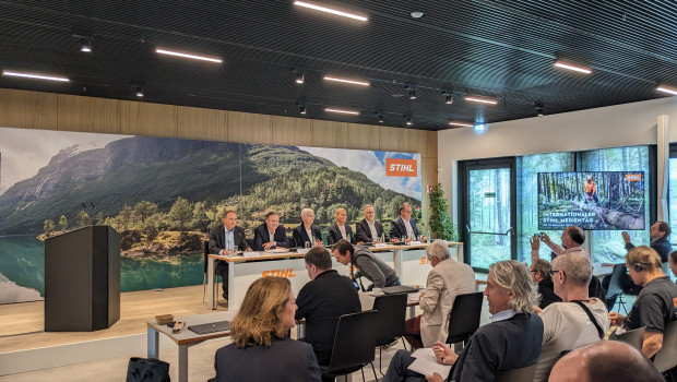 Die Geschäftszahlen sowie Pläne für die Zukunft hat der Stihl-Vorstand auf einer Pressekonferenz bekannt gegeben.