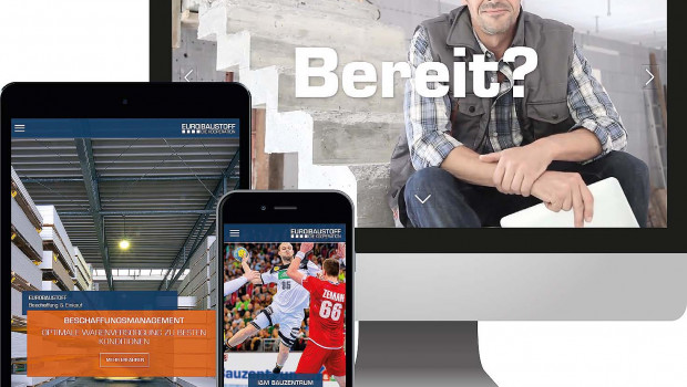 Die neue Unternehmenswebseite der Eurobaustoff will zeigen, wer die Kooperation ist und was sie kann.