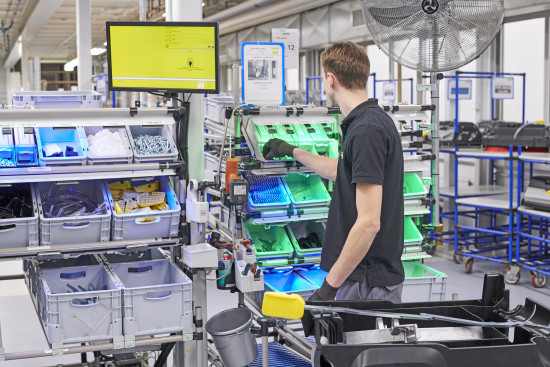 In der Produktion in Winnenden wurden Elemente der Industrie 4.0 integriert. Man arbeitet unter anderem mit einem sogenannten Pick-by-light-System. In der Produktion in Winnenden wurden Elemente der Industrie 4.0 integriert. Man arbeitet unter anderem mit einem sogenannten Pick-by-light-System.