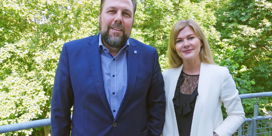 Nespoli-Geschäftsführer Bert Bergfeld, Marketingleiterin Andrea Fischer.