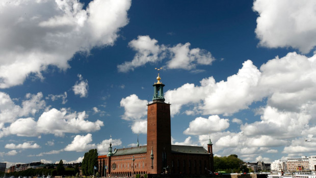Im Rathaus von Stockholm wird 2016 der Global DIY-Lifetime Award vergeben.
Im Rathaus von Stockholm wird 2016 der Global DIY-Lifetime Award vergeben.
