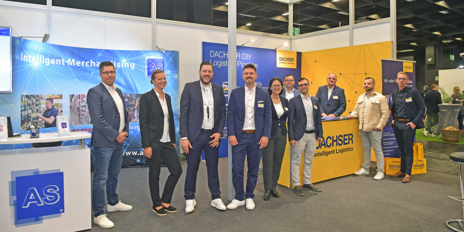 Dachser trat auf der Messe gemeinsam mit seinem Exklusivpartner AS Industrievertretungen auf. &nbsp;&nbsp;