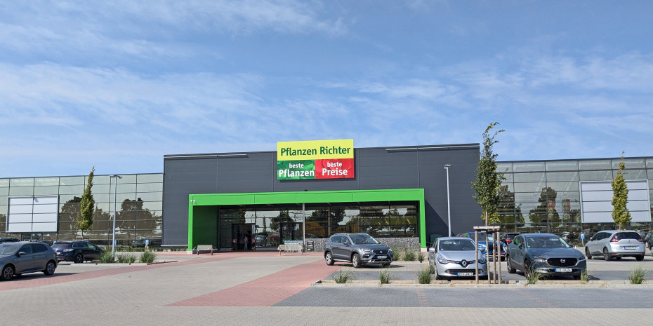 Am Rande von Delitzsch ist ein modernes Pflanzencenter der Familie Richter entstanden.