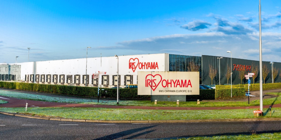 Der Produktions- und Logistikstandort von Iris Ohyama Europe in Tilburg in den Niederlanden. Der Produktions- und Logistikstandort von Iris Ohyama Europe in Tilburg in den Niederlanden.