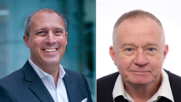 Rafael Daum (links) folgt auf Dr. Nicholas John Matten (rechts). Rafael Daum (links) folgt auf Dr. Nicholas John Matten (rechts).