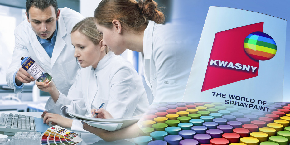 Die Peter Kwasny GmbH entwickelt wasserbasierende Sprühlacke.&nbsp;