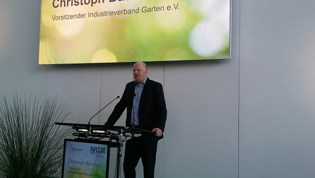 Christoph Büscher, IVG-Vorsitzender, sprach in seiner Begrüßung von einem „positiven Trend in der Branche“.