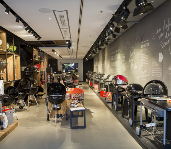 Der Weber Original Store in Berlin ist als eine 360-Grad-Erlebniswelt konzipiert.
Der Weber Original Store in Berlin ist als eine 360-Grad-Erlebniswelt konzipiert.