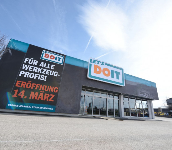 Der Werkzeugmarkt mit dem neuen Store-Konzept steht in Wels.