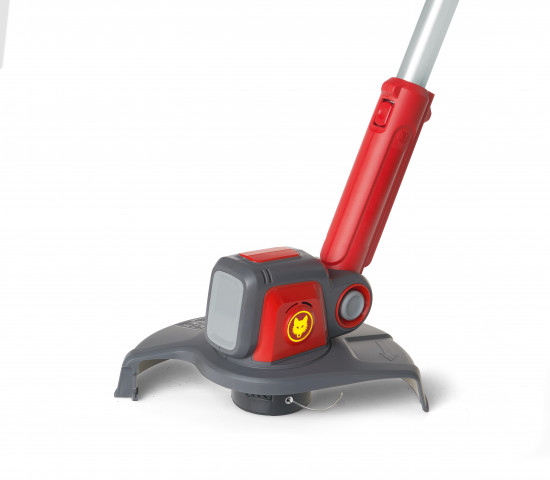 Der Trimmer arbeitet mit einem Einzelfadensystem.