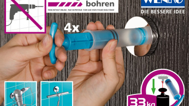 Befestigen ohne Bohren mit Vacuum-Loc