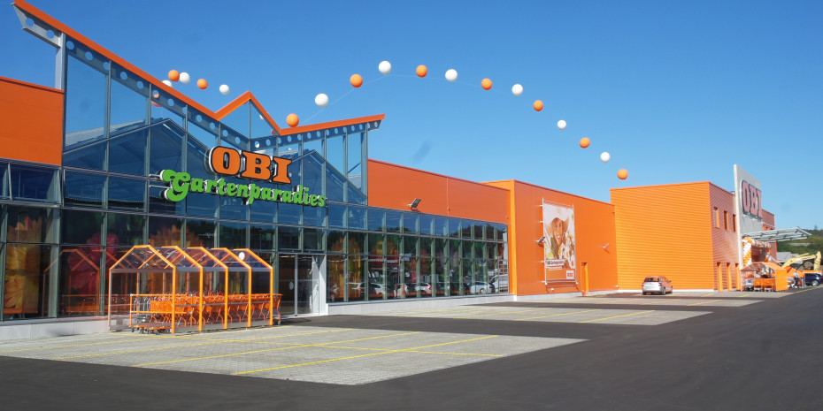 Obi-Stand-alone, Schaffhausen, Außenfront