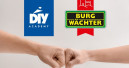 Burg-Wächter ist neuer Partner der DIY Academy