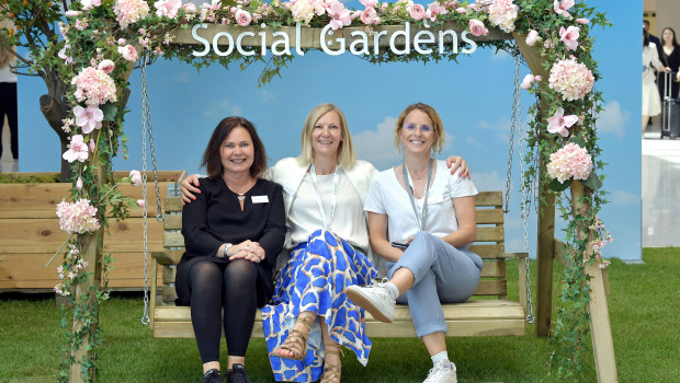 Eines der Hauptthemen auf dieser Messe: Social Gardening, Gärten als sozialer Faktor.