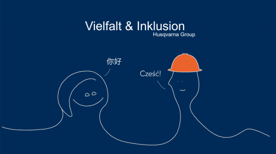 Diversität wird bei der &nbsp;Husqvarna-Gruppe &nbsp;hochgehalten.&nbsp;