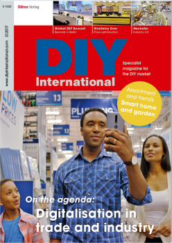 Digitalisierung ist das Titelthema der aktuellen Ausgabe von DIY International.