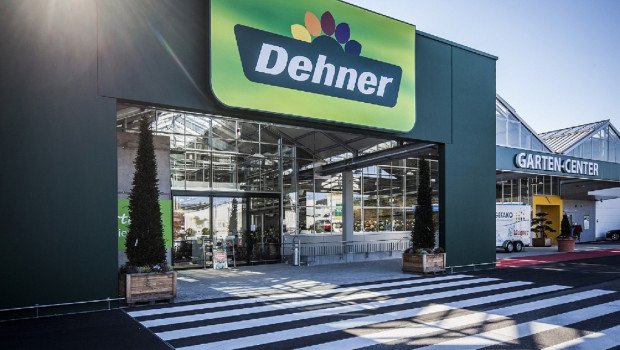 Die Eingangsfassade des neuen Dehner-Gartencenters in Waldshut-Tiengen.