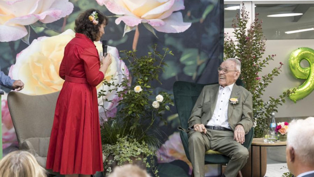 Der 90-Jährige wurde für sein engagiertes Wirken beim Familienunternehmen geehrt.&nbsp;