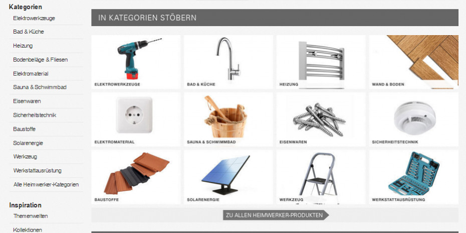 eBay-Marktplatz, Heimwerken.