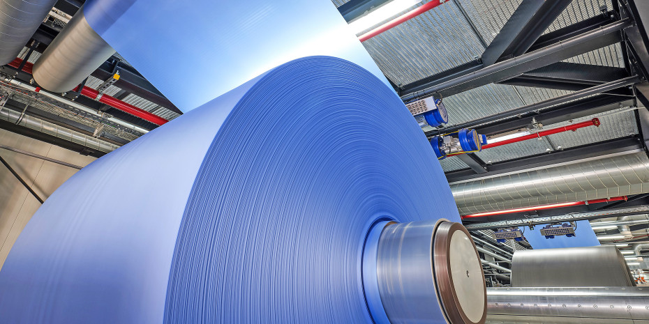 Eine Großrolle XPS &nbsp;in der Produktion.