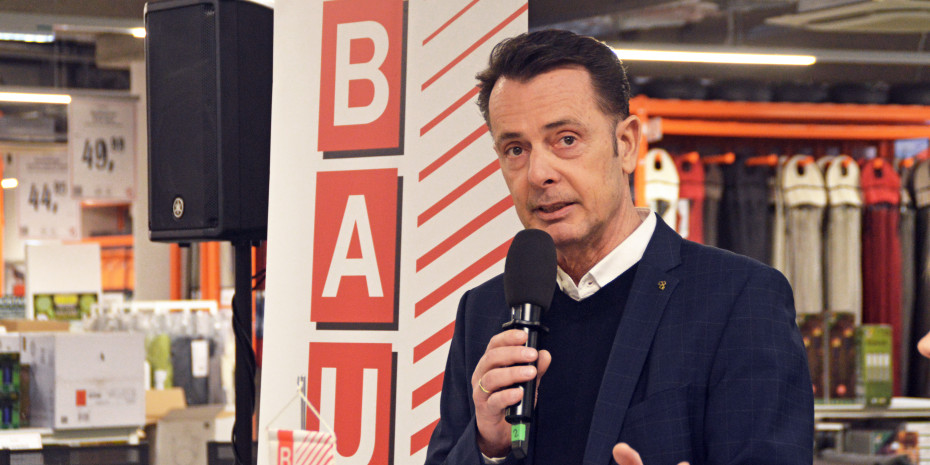 Heinz Reithner ist Geschäftsführer von Bauhaus Österreich. Das Potenzial des Standorts hat er schnell erkannt.