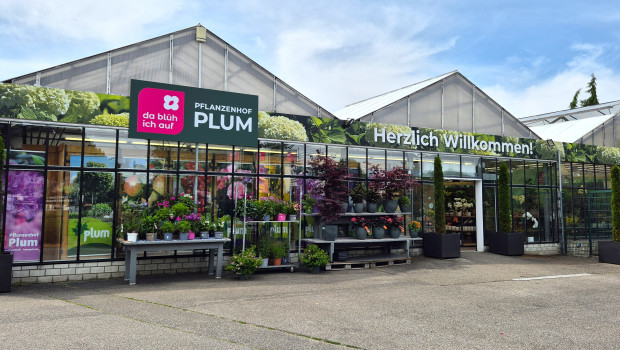 Der neue Pflanzenhof Plum, entstanden aus dem Gartencenter A. Müller-Platz.