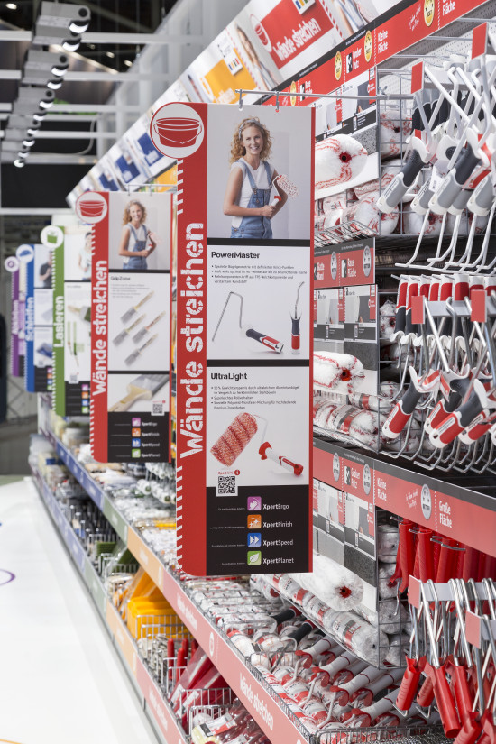 Der Color Expert POS-Baustein für den deutschen Markt ist Ausgangspunkt für lokale, europäische Konzepte. &nbsp;&nbsp;