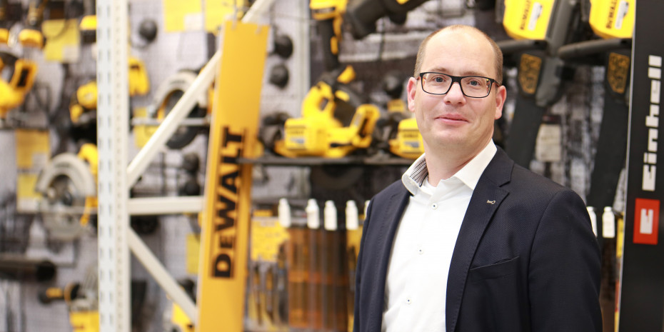 Peter Abraham, Leiter des Bereichs Einzelhandel, Eurobaustoff.