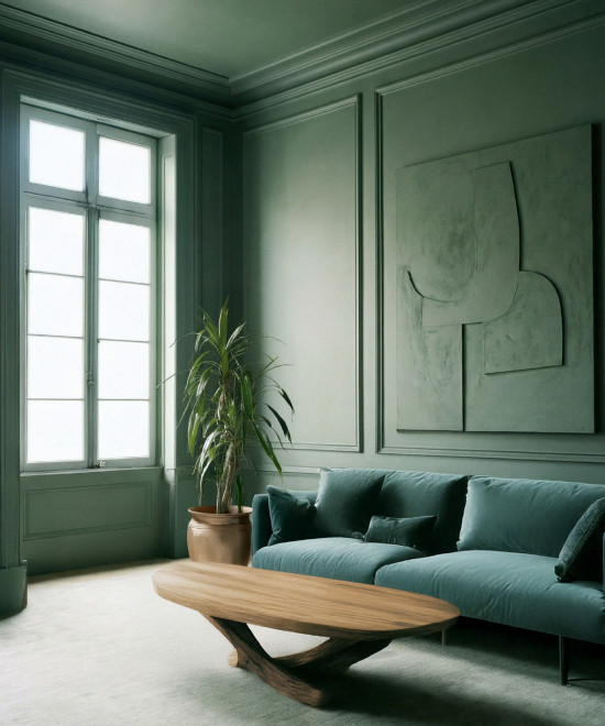 Color Drenching ist ein aktueller Designtrend, für den eine glatte Wand vonnöten ist. Hierbei werden Wände, Decken, Fußleisten, Türen und Heizkörper in einer einzigen Farbe gestrichen.&nbsp;