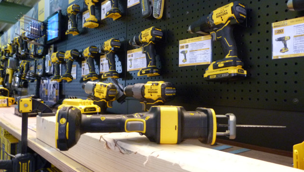 Die Marke Stanley erkennt man an der markanten gelb-schwarzen Farbgebung.&nbsp;