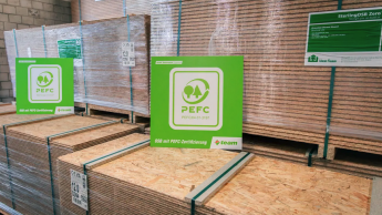 Zwei weitere Standorte von Team Baucenter mit PEFC-Zertifkat