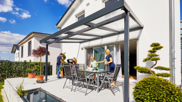 Wahlfreiheit: Attraktive Terrassendächer und Carports