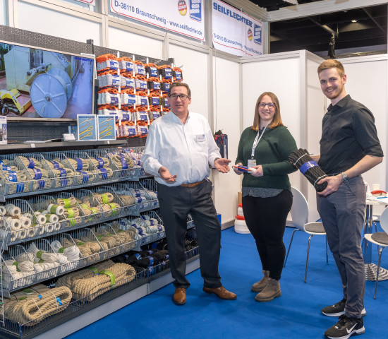 Seilflechter stellte sein komplettes Sortiment vor – samt nachhaltigeren Produkten aus Flachs, Hanf und Baumwolle.&nbsp;