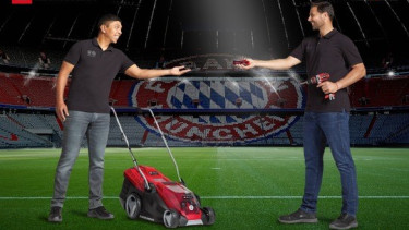 Zwei neue Lizenzprodukte von Einhell und FC Bayern München