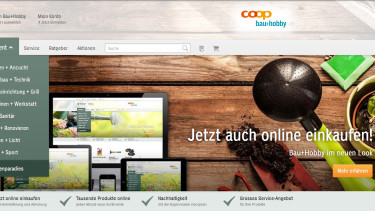 Coop Bau+Hobby verkauft jetzt auch online