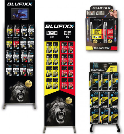 Blufixx, Abverkaufsdisplays