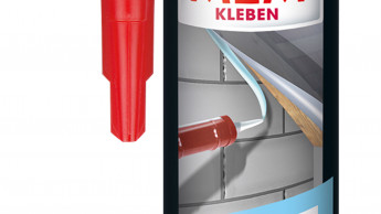 Zur Verklebung von Baufolien