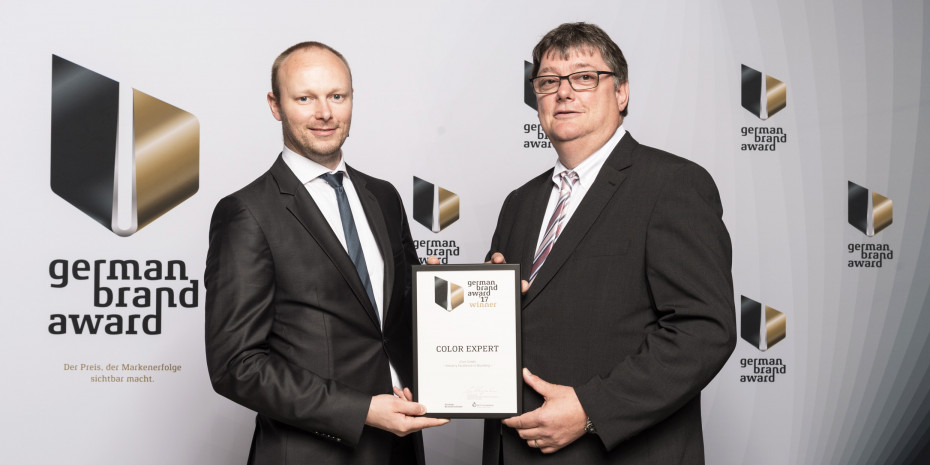 German Brand Award 2017, P. Escher (l.), M. Oppermann